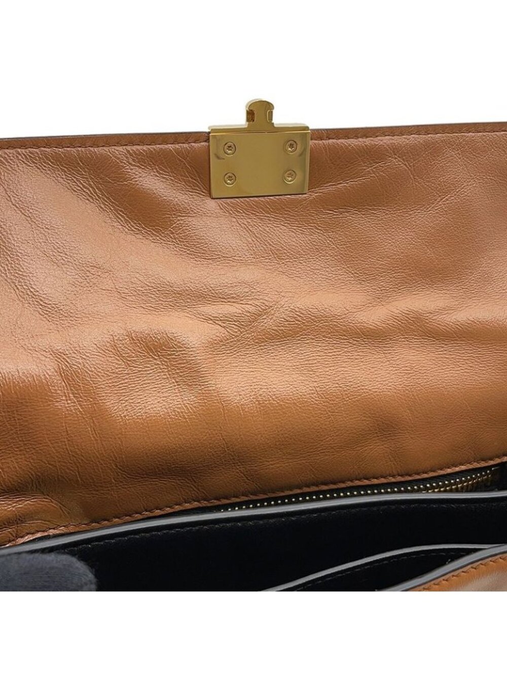 ★SOLD★ Prada Shoulder Bag Soft Sound Charm Small Leather - Picture 9 of 10